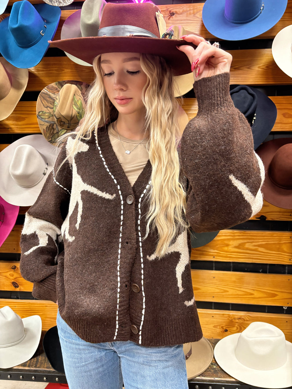 Horse Cozy Cardigan