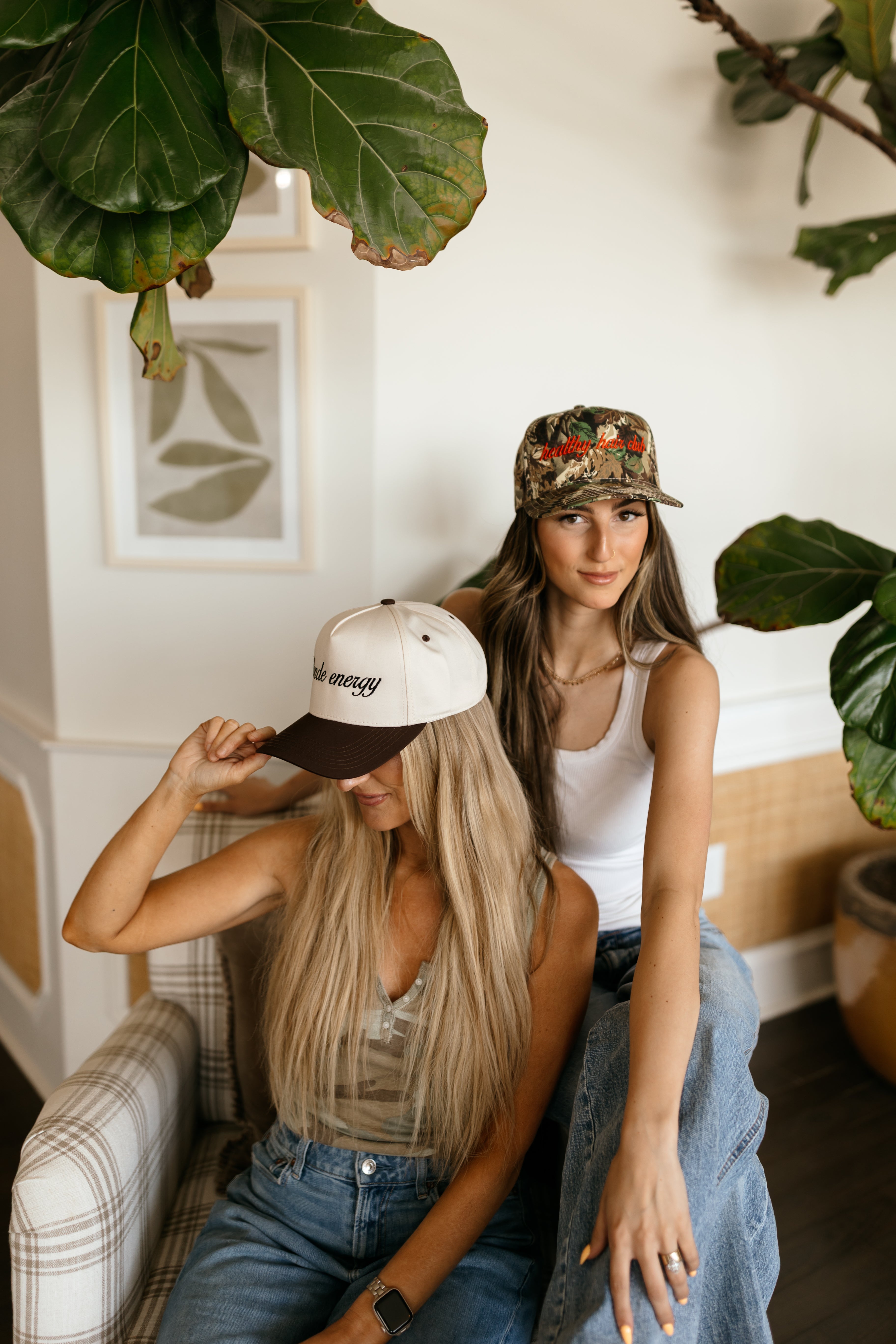 Healthy Hair Club Camo Trucker