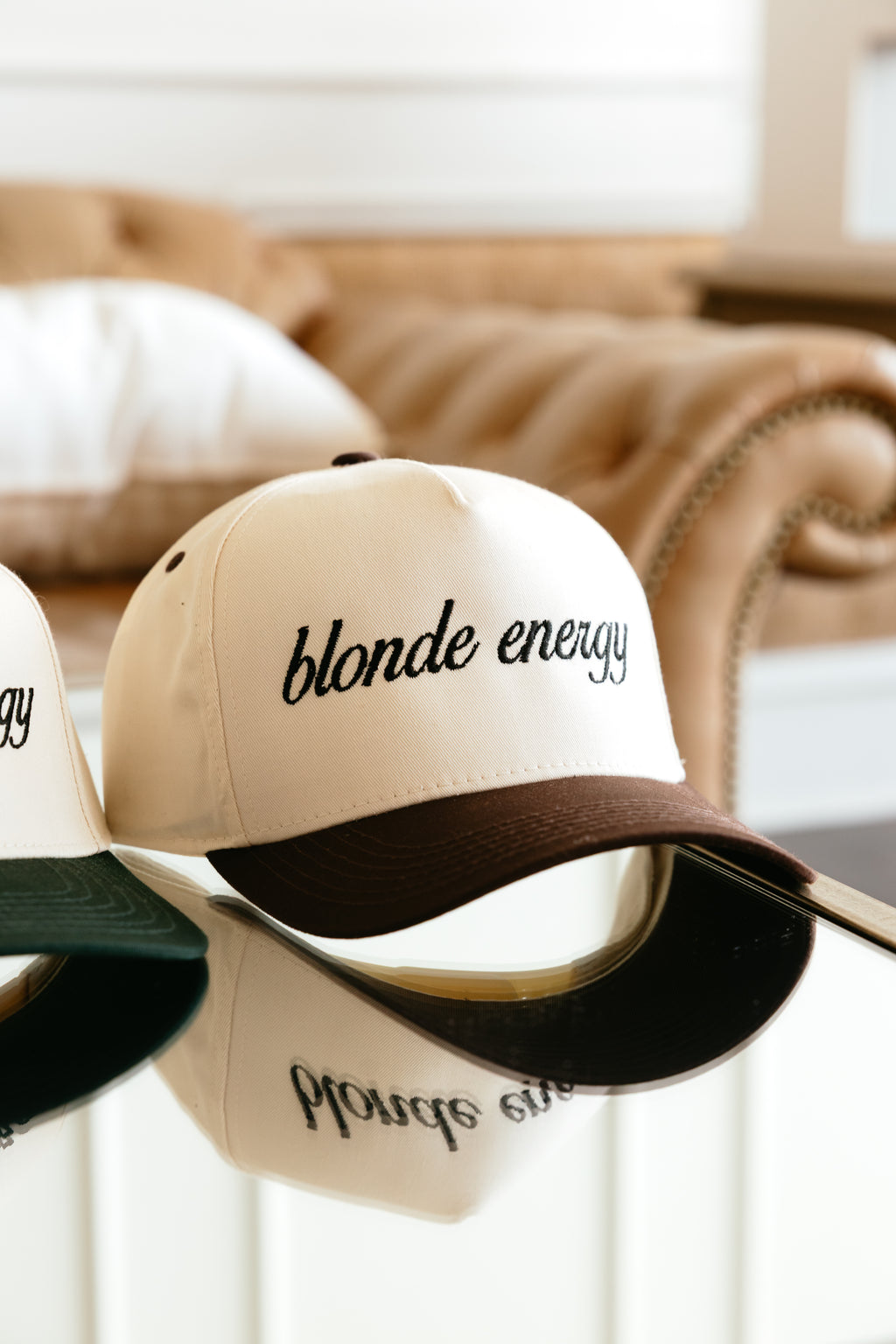 Blonde Energy Canvas Trucker
