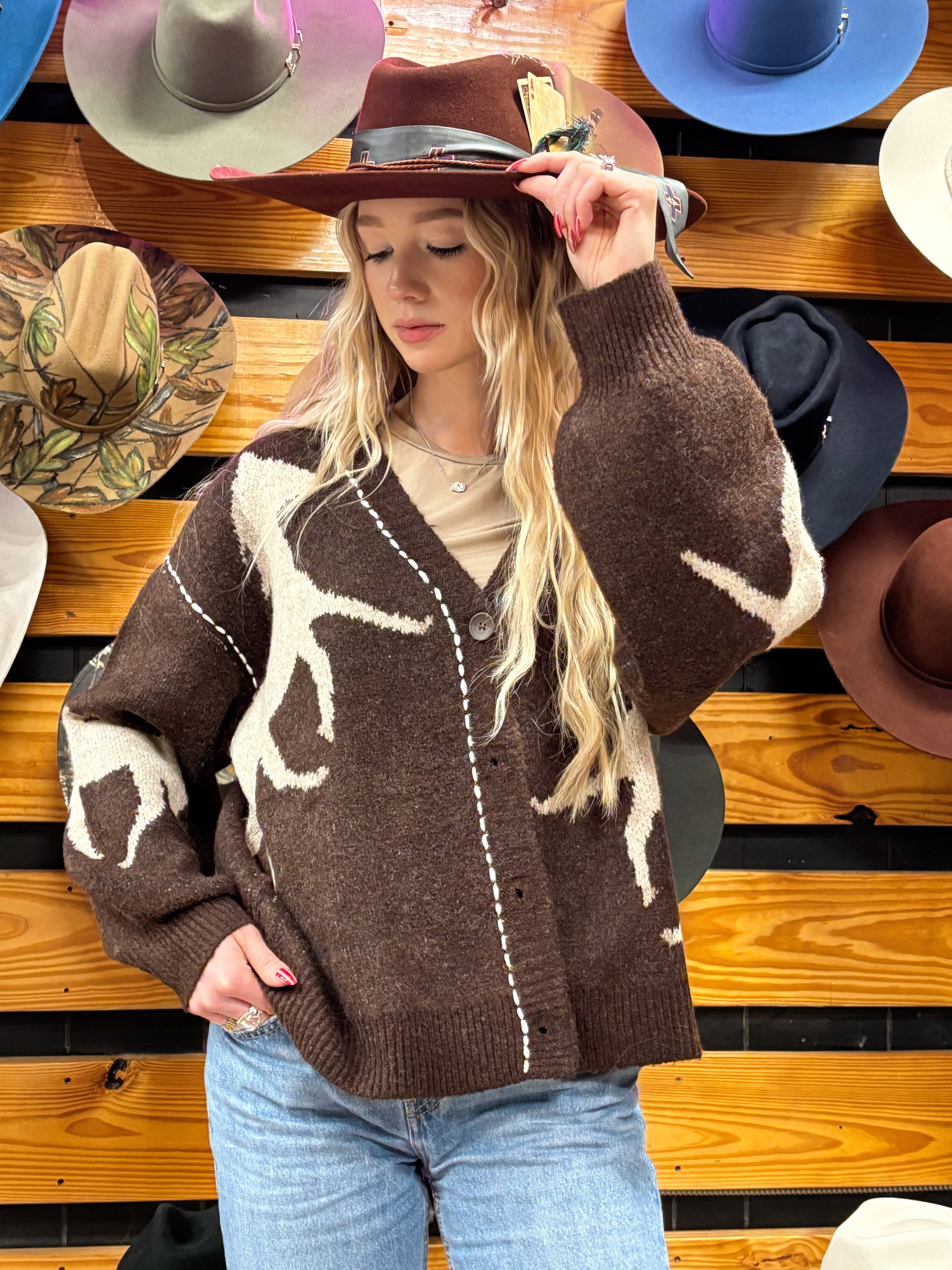 Horse Cozy Cardigan