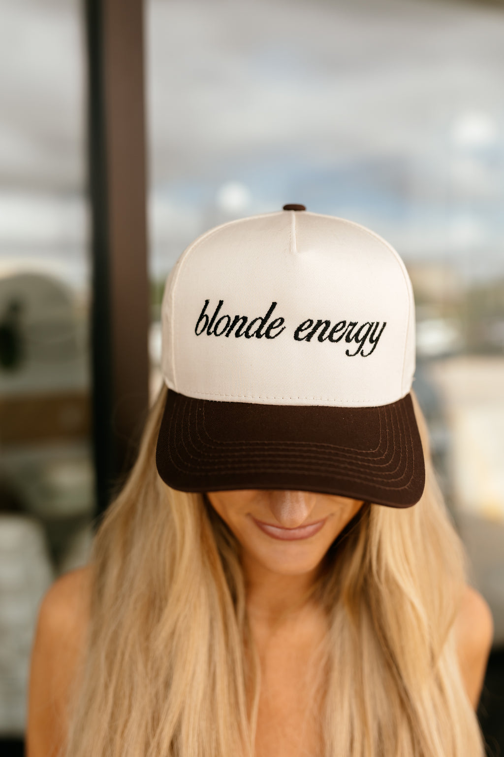 Blonde Energy Canvas Trucker