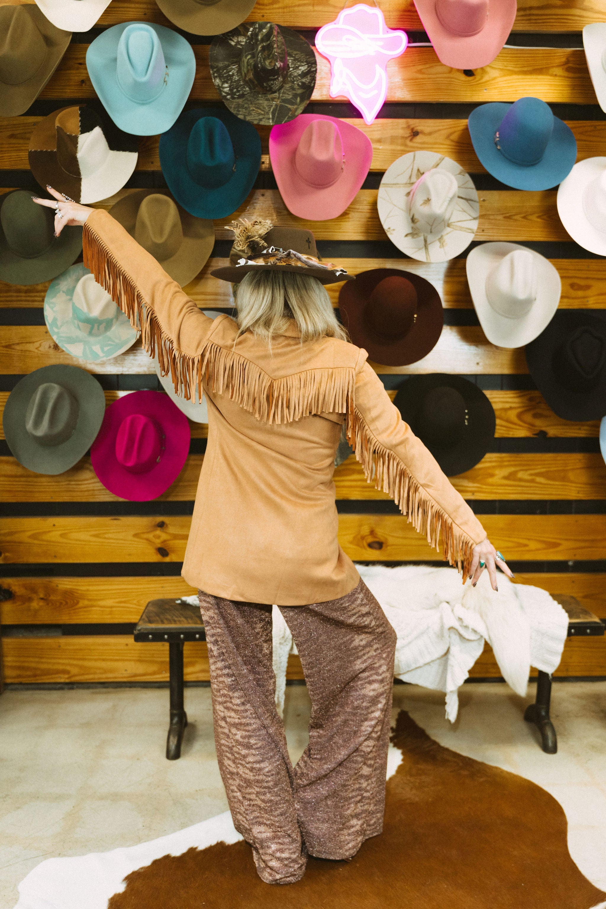 Canyon Queen Fringe Blazer