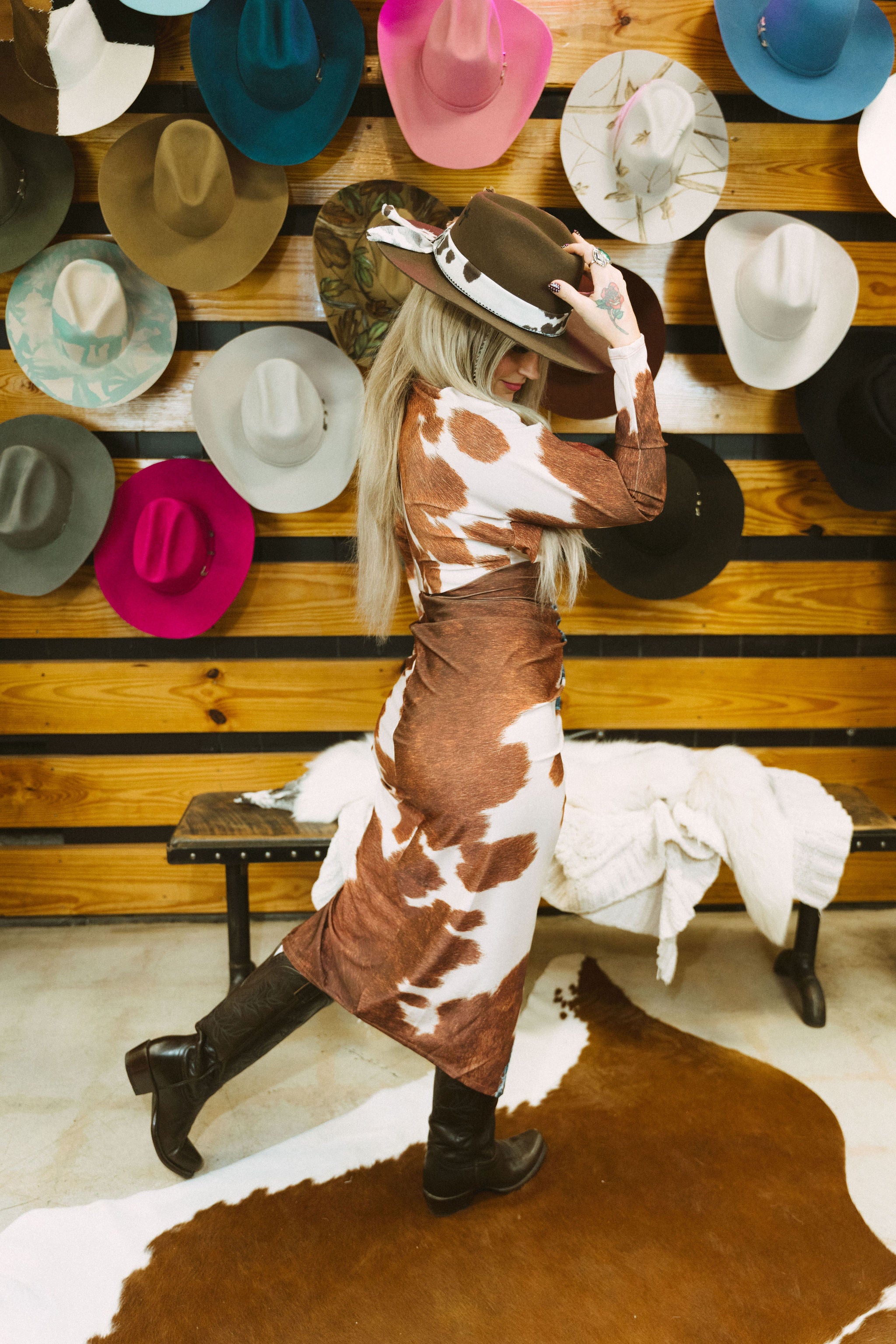 Cattle Call Midi Dress